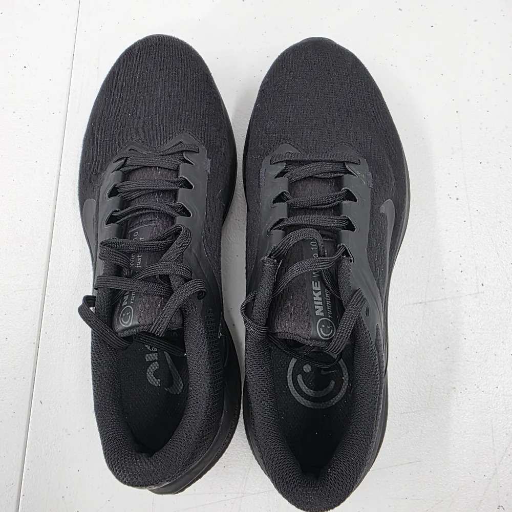 Nike‎ Winflo 10 Triple Black Mesh Running Shoes Women's Size 8.5 DV4023-001.